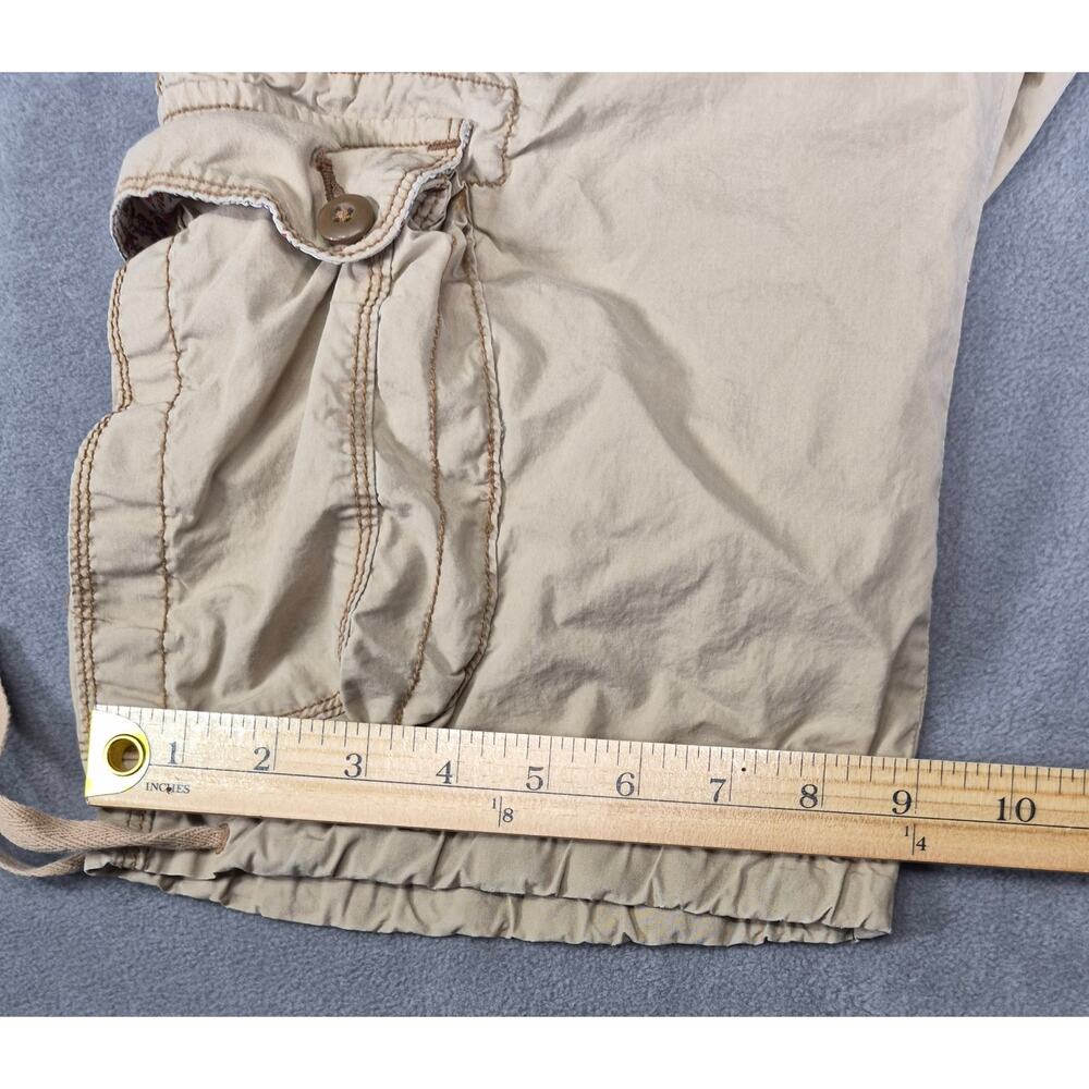 Polo Jeans Co. Ralph Lauren Womens Khaki Cargo Shorts Size 6 Utility - Picture 7 of 11